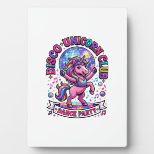 Unicorn Disco Unicorn Club Commercial Shirt Graphi Plaque