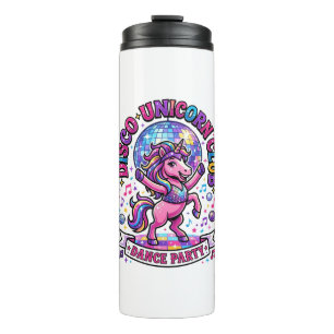 Unicorn Disco Unicorn Club Commercial Shirt Graphi Thermal Tumbler