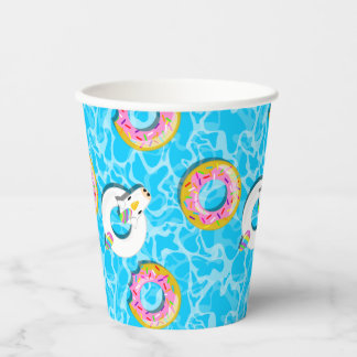 Unicorn & Donut Floaties Paper Cups