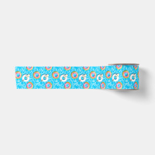 Unicorn & Donut Floaties Satin Ribbon
