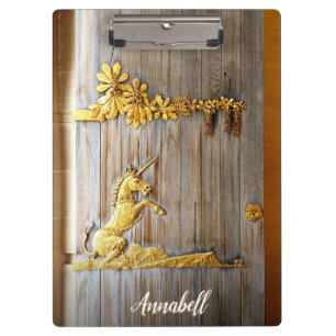 Unicorn door - Holyrood Clipboard