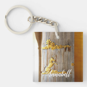 Unicorn door - Holyrood Keychain