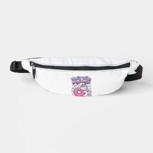 Unicorn Doughnut Touch My Magic Gift Idea Sticker Fanny Pack