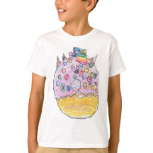 Unicorn Doughnut With Sprinkles Kid Artist Drawing