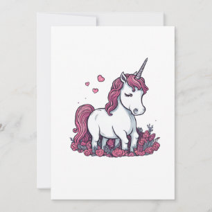 unicorn draw invitation