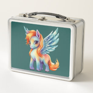 Unicorn Dreams: Back-to-School Metal Lunch Box