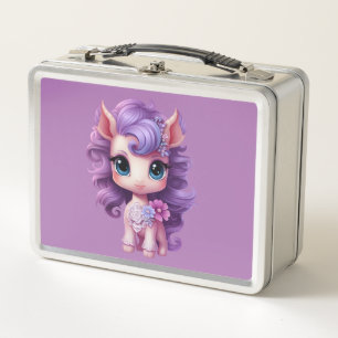 Unicorn Dreams: Back-to-School  Metal Lunch Box