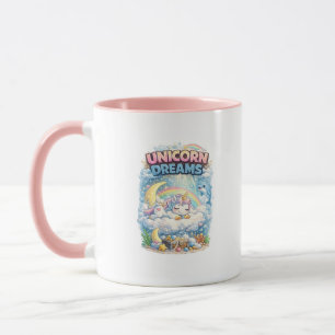 Unicorn Dreams Cute Fantasy Coffee Mug