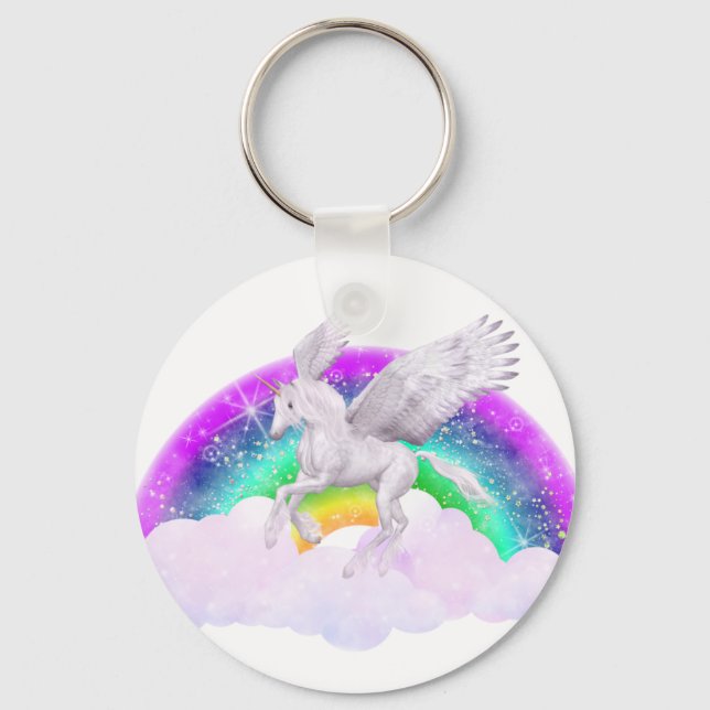 Unicorn Dreams Keychain (Front)
