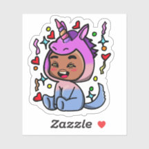 Unicorn Dress-up sticker