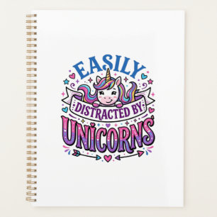 Unicorn Easily Distracted by Unicorns Commercial C Planner