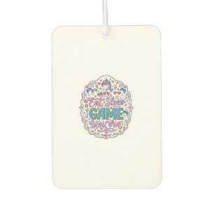Unicorn Eat Sleep Game Unicorn Playful Print on De Air Freshener