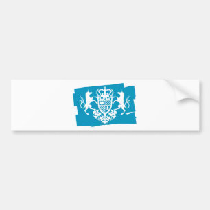 Unicorn_Emblem Bumper Sticker