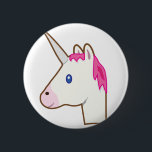 Unicorn emoji 2 inch round button<br><div class="desc">Unicorn emoji fun,  new emojis</div>