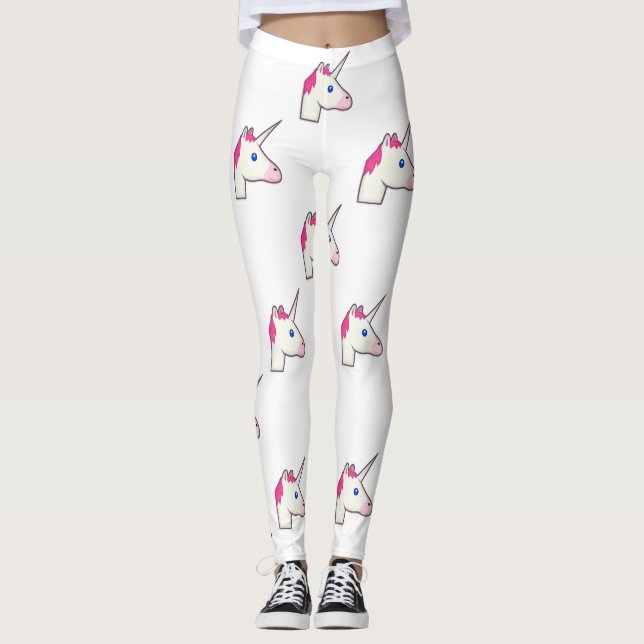 unicorn emoji leggings (Front)