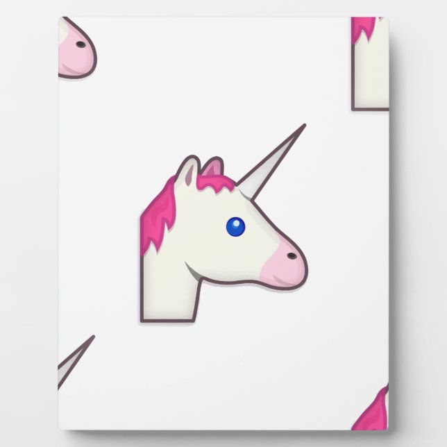 unicorn emoji plaque (Front)