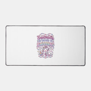 Unicorn Emotionally Attached to Unicorns Original  Desk Mat