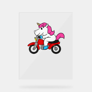 Unicorn équitation moto T-shirt drôle Magique Un