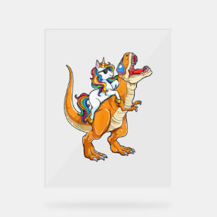 Unicorn équitation T rex Hommes Dinosaur Drôle Gar