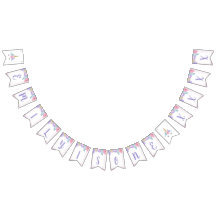 Unicorn Face Birthday Banner Personalized