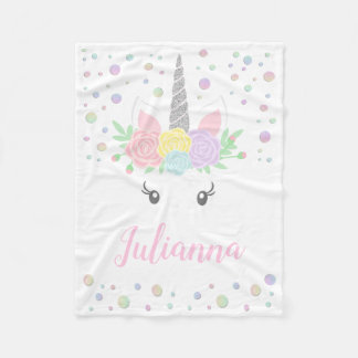 Unicorn Face Blanket