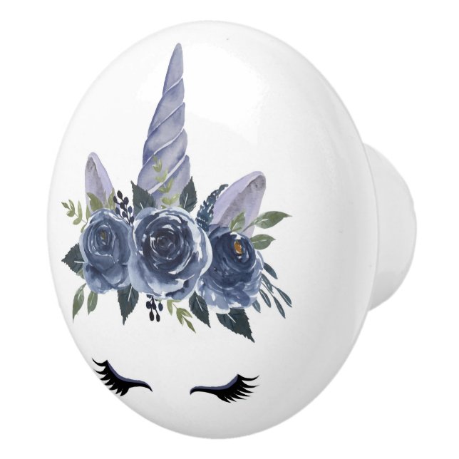 Unicorn face Ceramic Pull (Right)