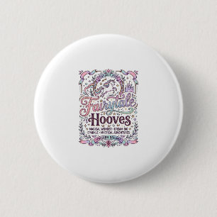 Unicorn Fairytale Hooves Original Merch Design_1 2 Inch Round Button