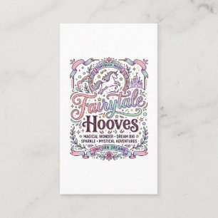 Unicorn Fairytale Hooves Original Merch Design_1 Business Card