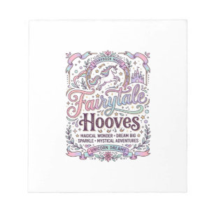 Unicorn Fairytale Hooves Original Merch Design_1 Notepad