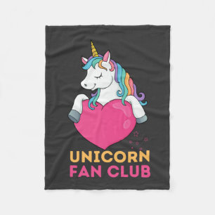 Unicorn Fan Club Kids   Fleece Blanket