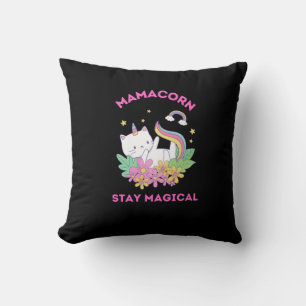 Unicorn Fan Club Magical Throw Pillow