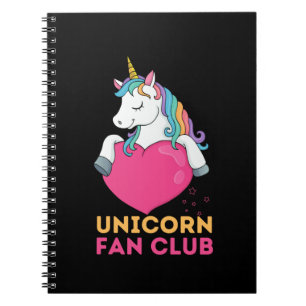 Unicorn Fan Club Notebook