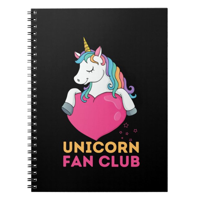 Unicorn Fan Club     Notebook (Front)