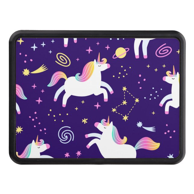 Unicorn Fan Club pattern  Trailer Hitch Cover (Front)