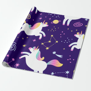 Unicorn Fan Club pattern Wrapping Paper