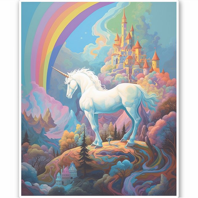 Unicorn Fantasy Art (Front)
