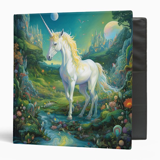 Unicorn Fantasy Art Binder (Front/Inside)