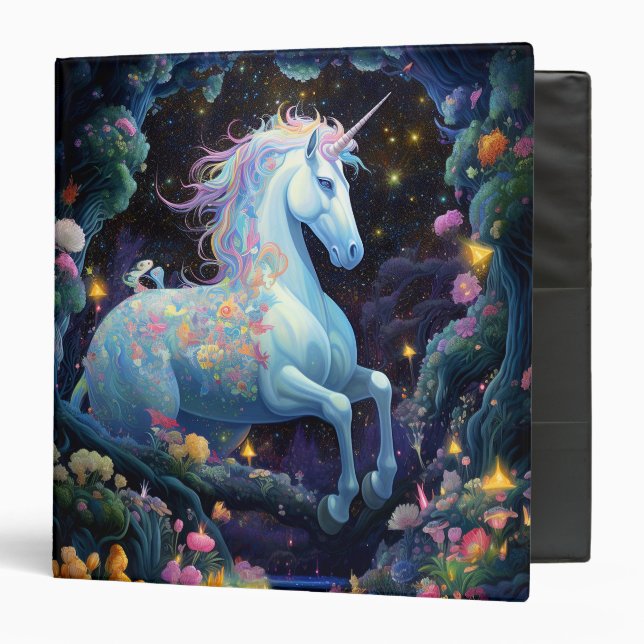 Unicorn Fantasy Art Binder (Front/Inside)