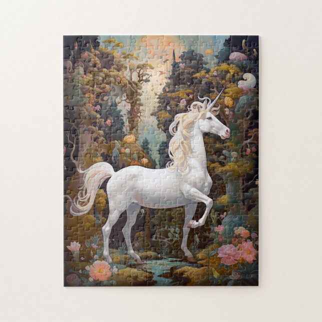 Unicorn Fantasy Art Jigsaw Puzzle (Vertical)