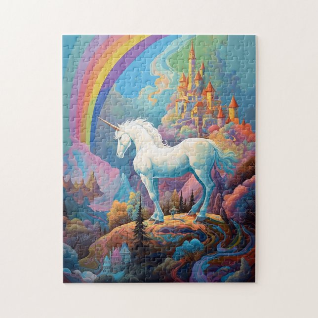 Unicorn Fantasy Art Jigsaw Puzzle (Vertical)