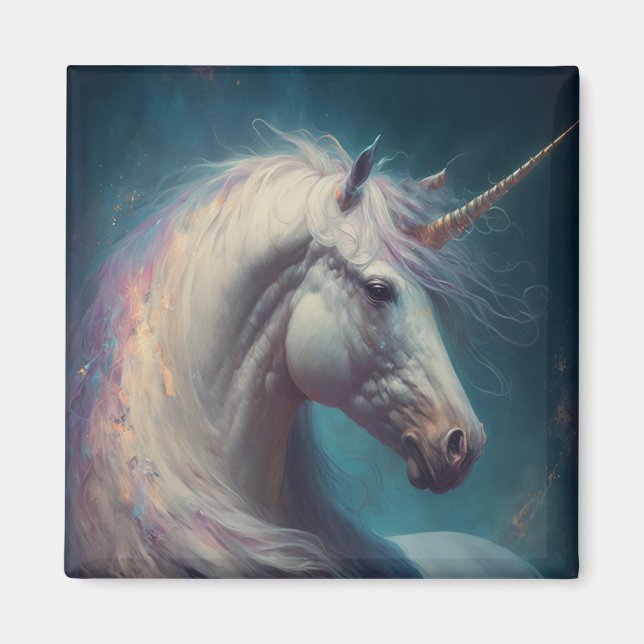 Unicorn Fantasy Art Magnet (Front)