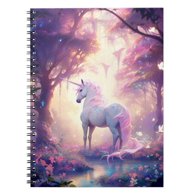 Unicorn Fantasy Art Notebook (Front)