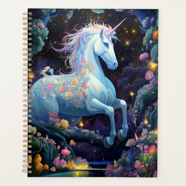 Unicorn Fantasy Art Planner (Front)