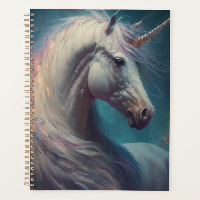 Unicorn Fantasy Art Planner (Front)