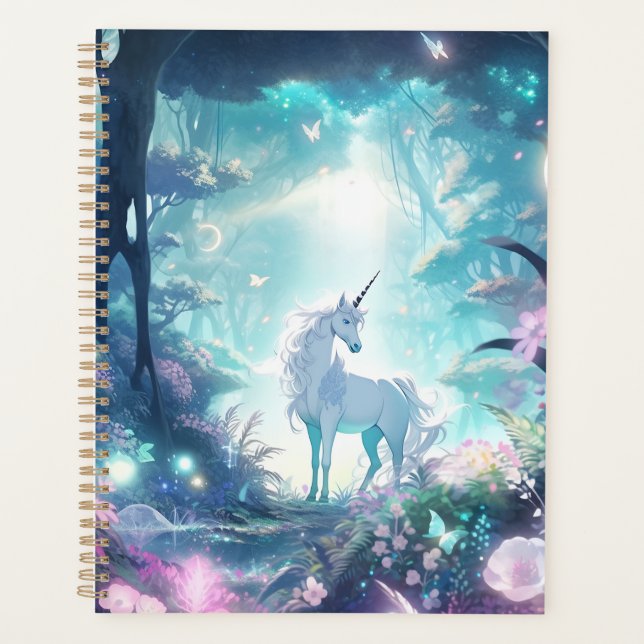 Unicorn Fantasy Art Planner (Front)