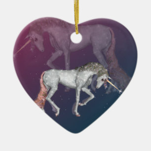 Unicorn Fantasy Ceramic Ornament