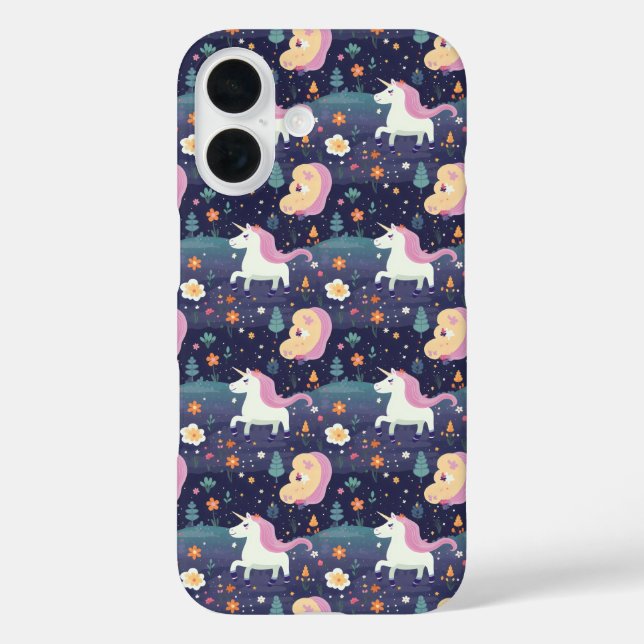 Unicorn Fantasy Pattern Case-Mate iPhone Case (Back)
