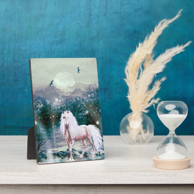 Unicorn Fantasy Plaque (Side)