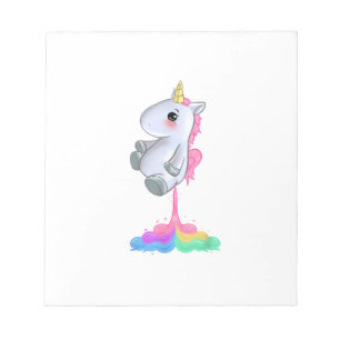 Unicorn Fart Funny Unicorn Shirt Women Girls Unico Notepad