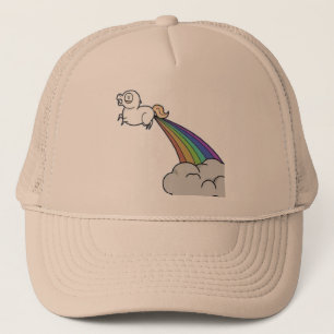 Unicorn Fart Rainbows Hat